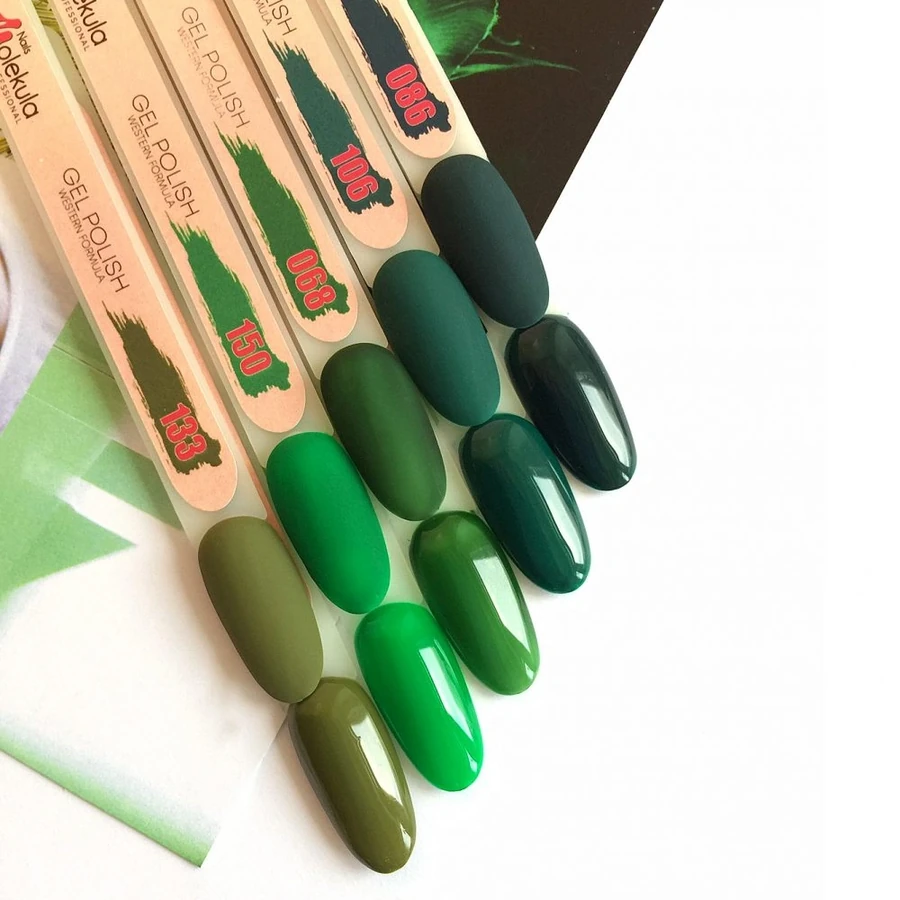 Гель-лак Molekula Gel Polish №086 Ізумрудний, Емаль 11 мл