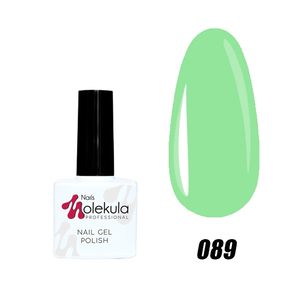 Гель-лак Molekula Gel Polish №089 М`ятний, Емаль 11 мл
