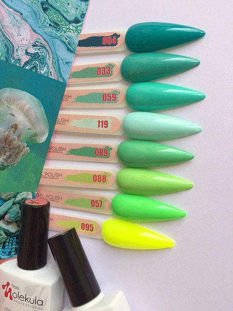 Гель-лак Molekula Gel Polish №089 М`ятний, Емаль 11 мл