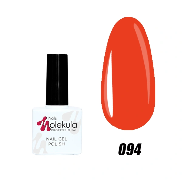 Гель-лак Molekula Gel Polish №094 Соковитий помаранчевий, Емаль 11 мл