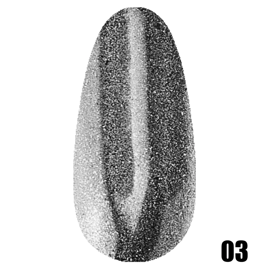 Дзеркальна пудра Molekula Mirror Powder №03 (Black Pearl) чорні перли 0,8 г