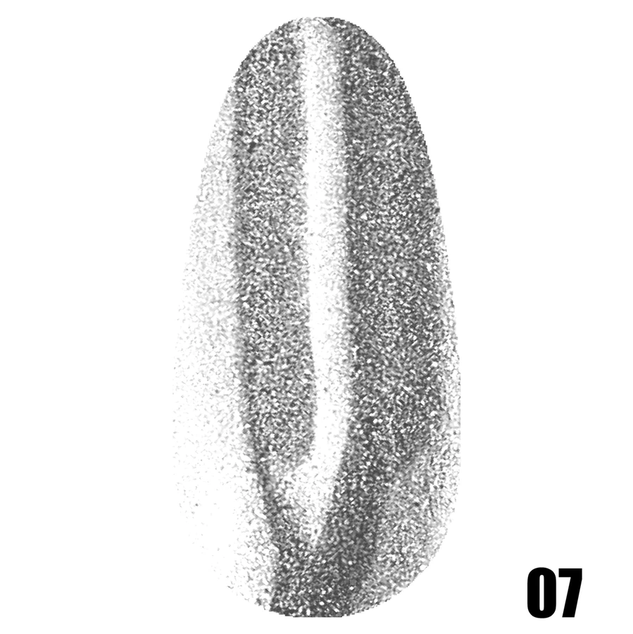Дзеркальна пудра Molekula Mirror Powder №07 (Grey-Azure) сіро-блакитна 1 г