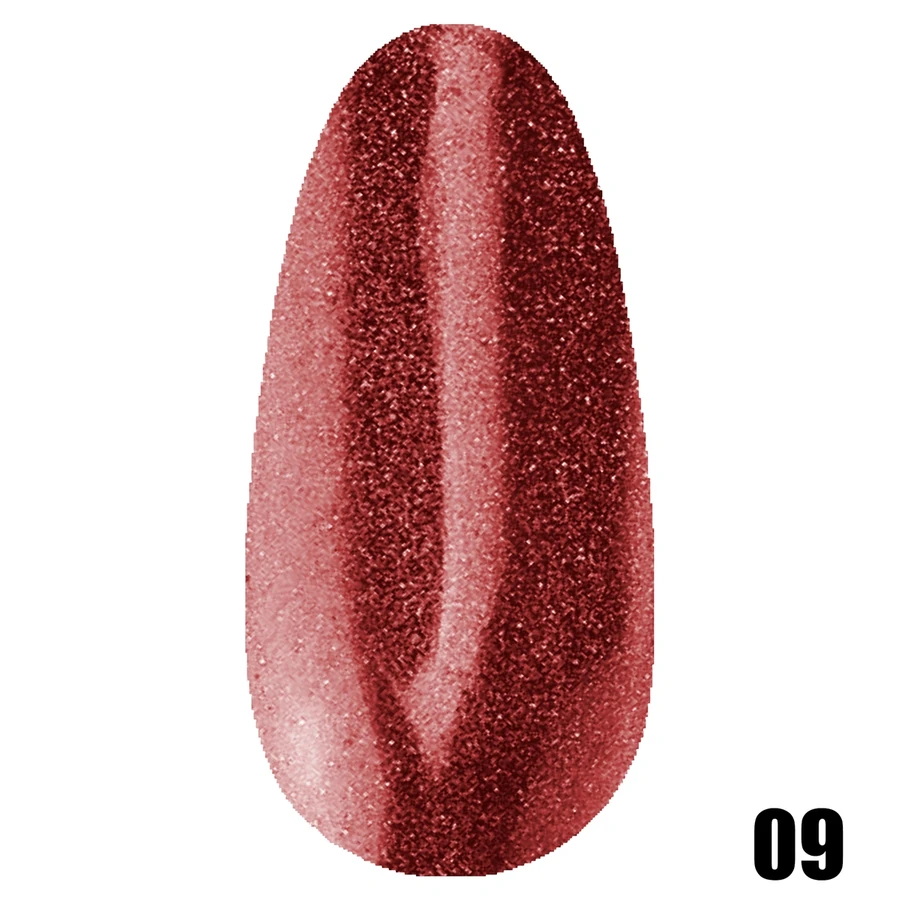 Дзеркальна пудра Molekula Mirror Powder №09 (Red) червона 1 г