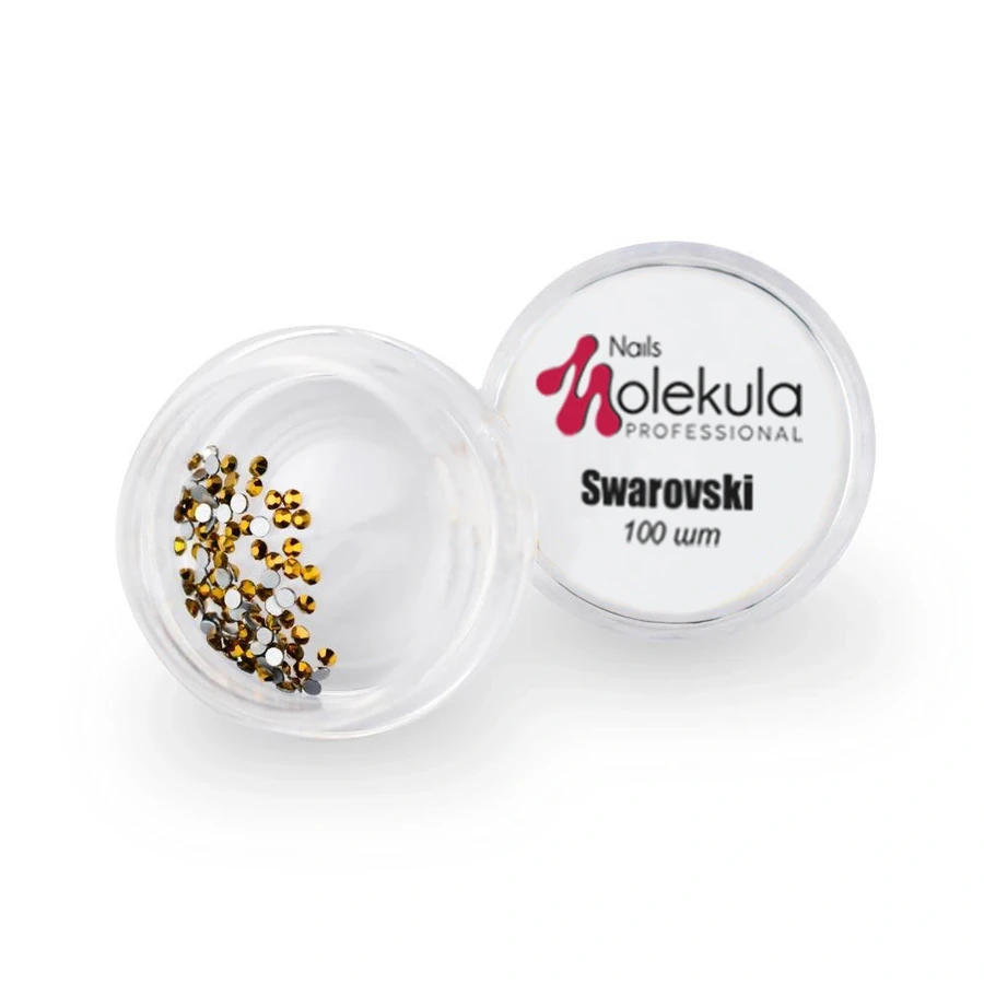 Камені сваровські Molekula Swarovski Stones №3 (Gold) золото 100 шт