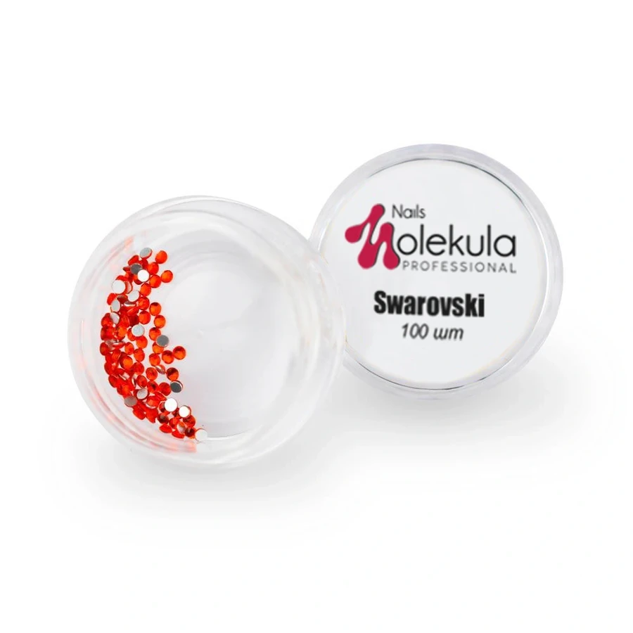 Камені сваровскі Molekula Swarovski Stones №3 (Red) червоні 100 шт