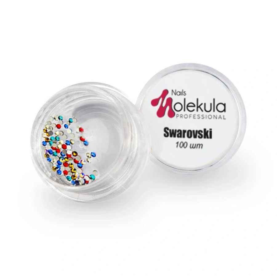 Камені сваровскі Molekula Swarovski Stones №3 (Mix) мікс кольорів 100 шт
