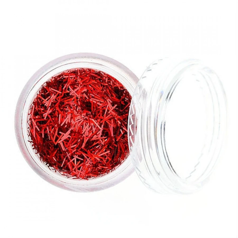 Стружка-соломка Molekula Shaving-Straw №03 (Red Holographic) червоний голографік
