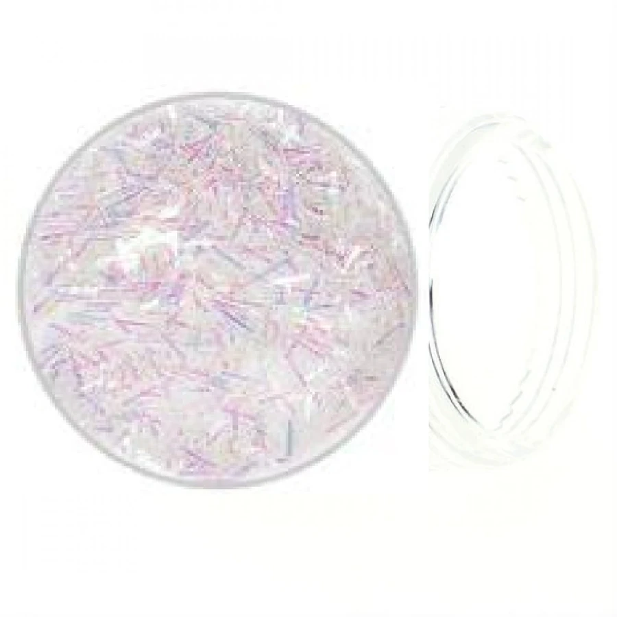 Стружка-соломка Molekula Shaving-Straw №09 (White Holographic) білий голографік