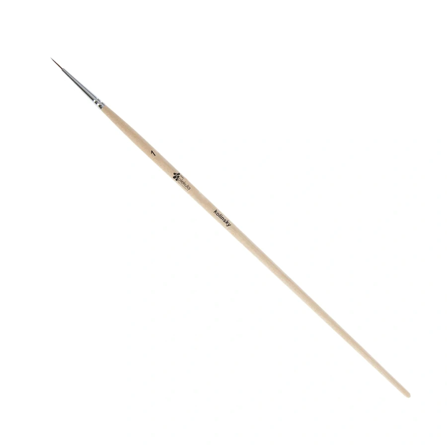 Пензель для малювання Molekula Kolinsky Brush Natural #1 натуральний