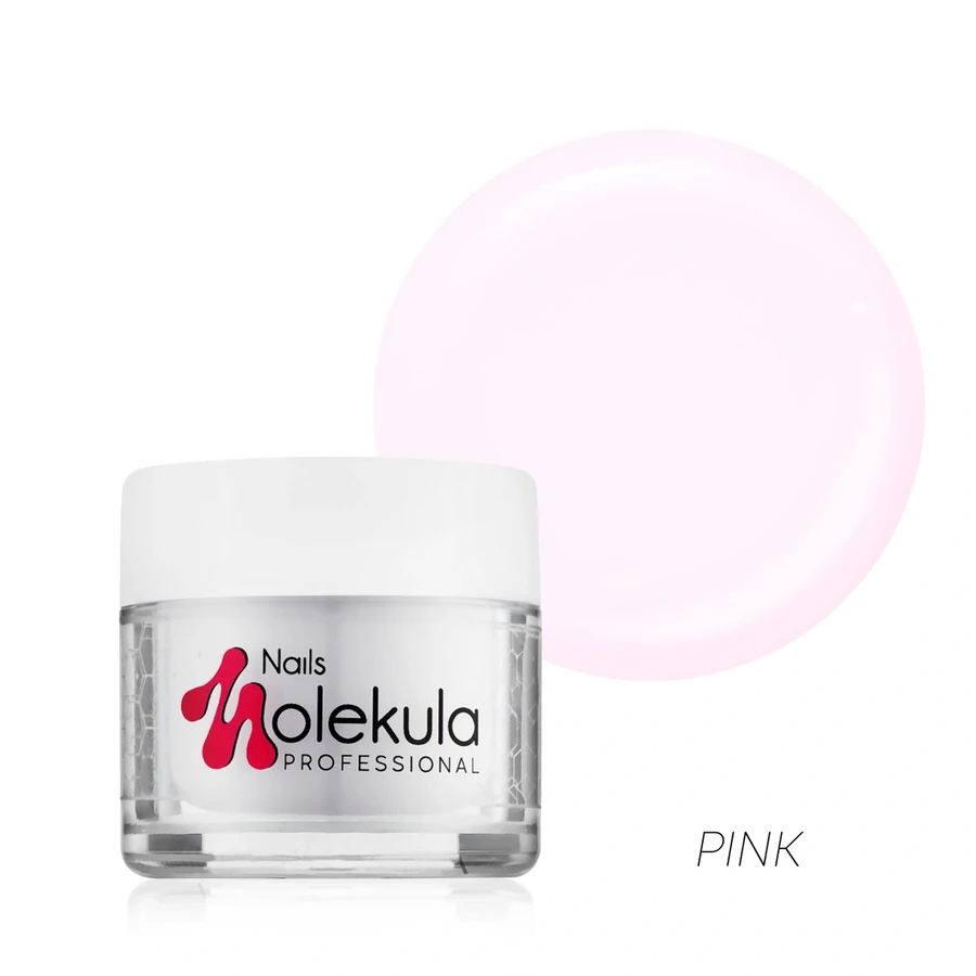 Універсальний гель для моделювання нігтів Molekula Gel №05 Pink прозоро-рожевий 15 мл