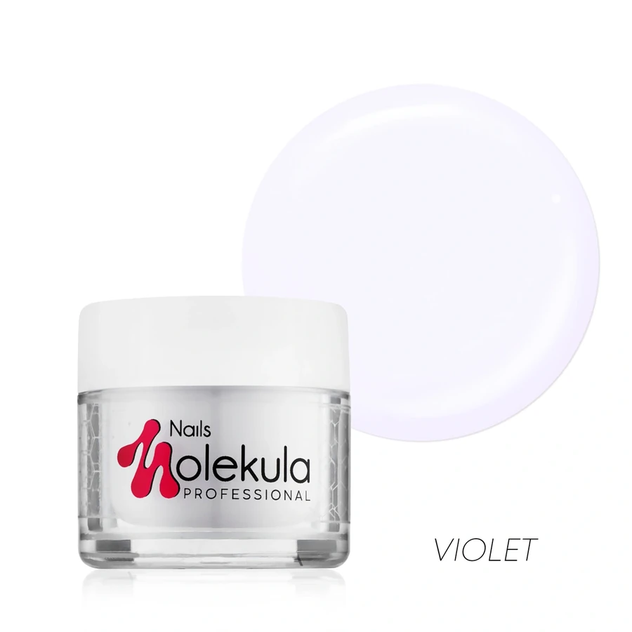 Універсальний гель для моделювання нігтів Molekula Gel №03 Violet прозорий 15 мл