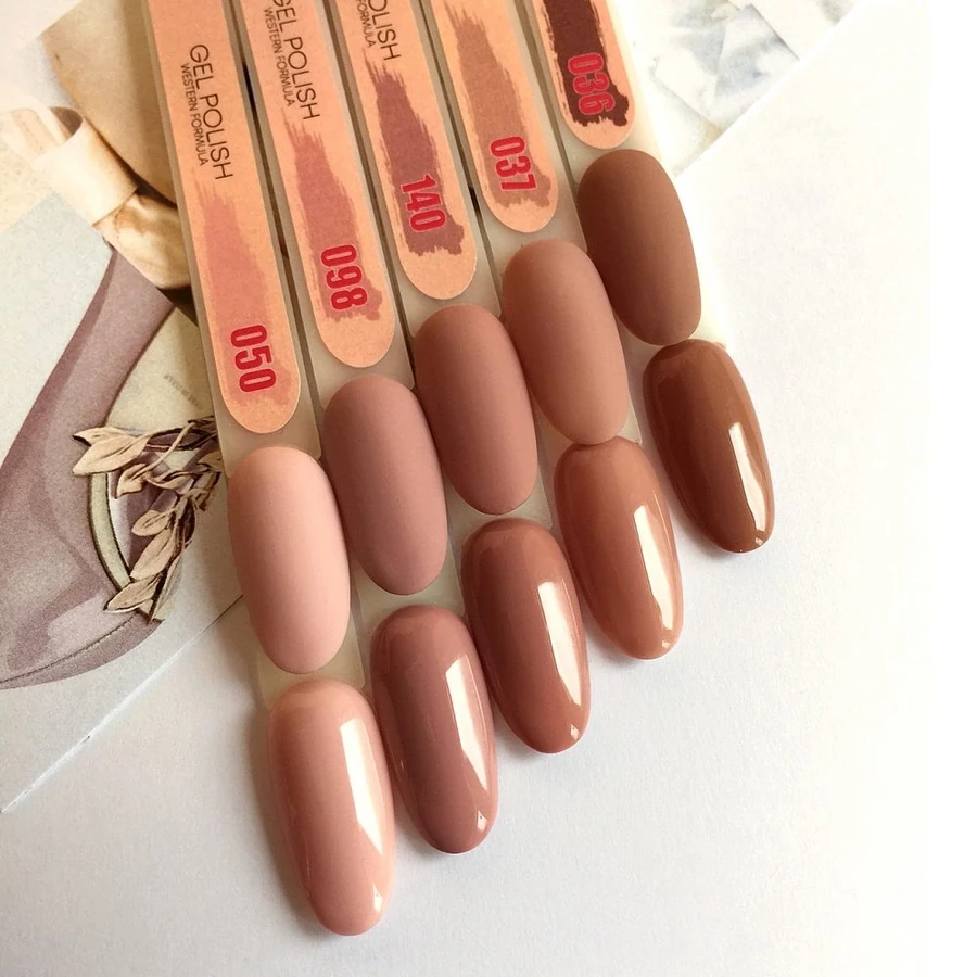 Гель-лак Molekula Gel Polish №050 рожевий пудровий, Емаль 11 мл