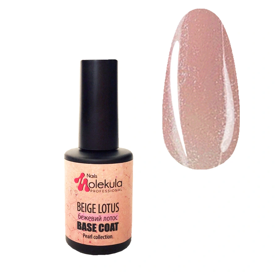 База для гель-лаку Molekula Base Beige Lotus бежевий лотос 12 мл