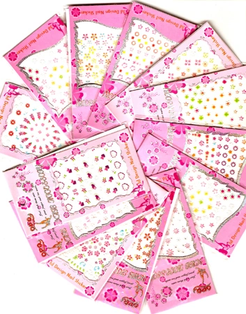 Наклейки для нігтів YRE Nail Sticker 1 розкладка