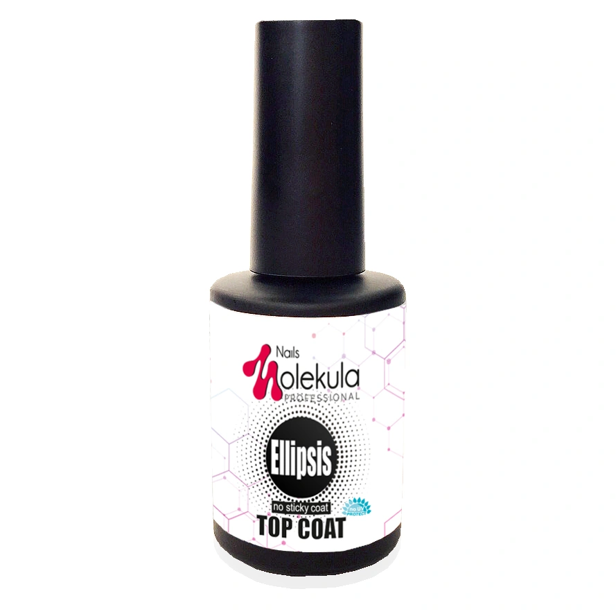 Каучуковий топ із чорною крихтою Molekula Rubber Top Ellipsis 12 мл