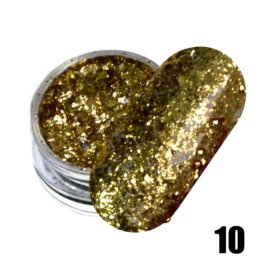 Пластівці-лусочки платинової фольги Molekula Yuki Platinum Foil Flake №10 золото