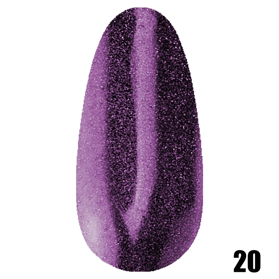 Дзеркальна пудра Molekula Mirror Powder №20 Purple with Shimmer фіолетова із шиммером 0,8 г