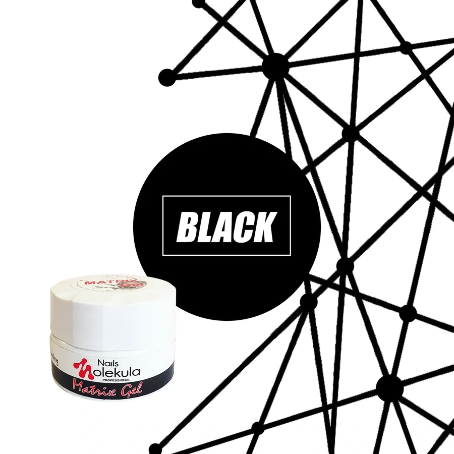 Опис тимчасово відсутній Molekula Matrix Gel Black 5 мл