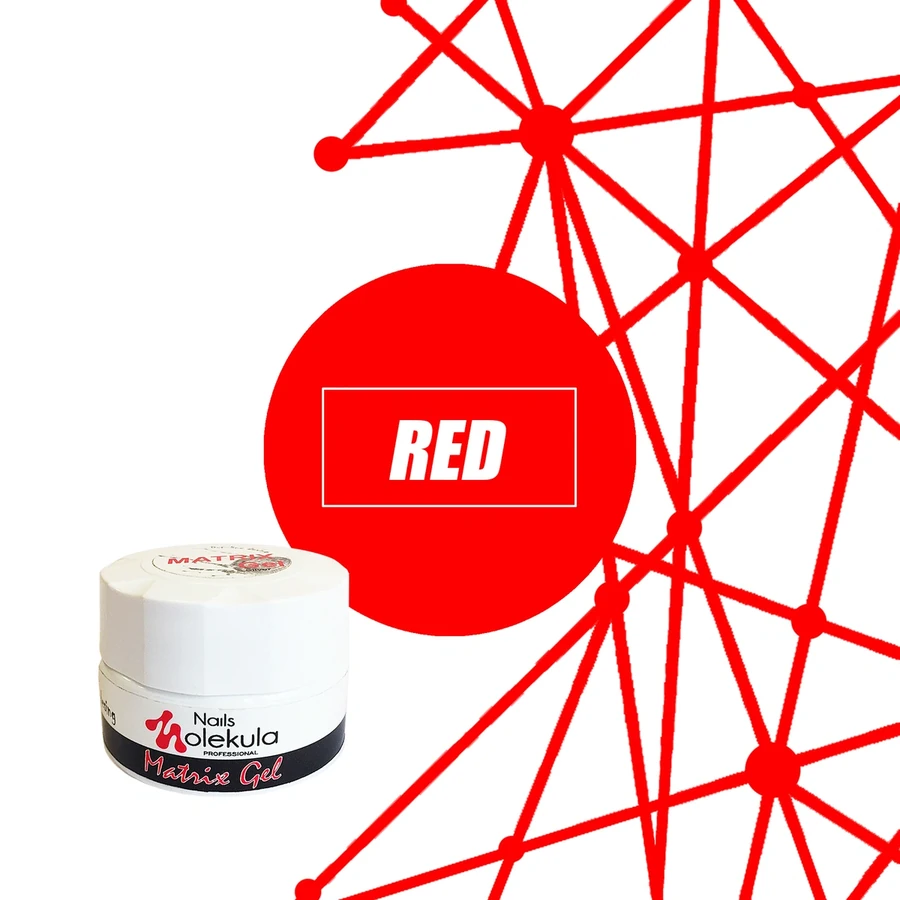 Гель-павутинка Molekula Matrix Gel Red червоний 5 мл