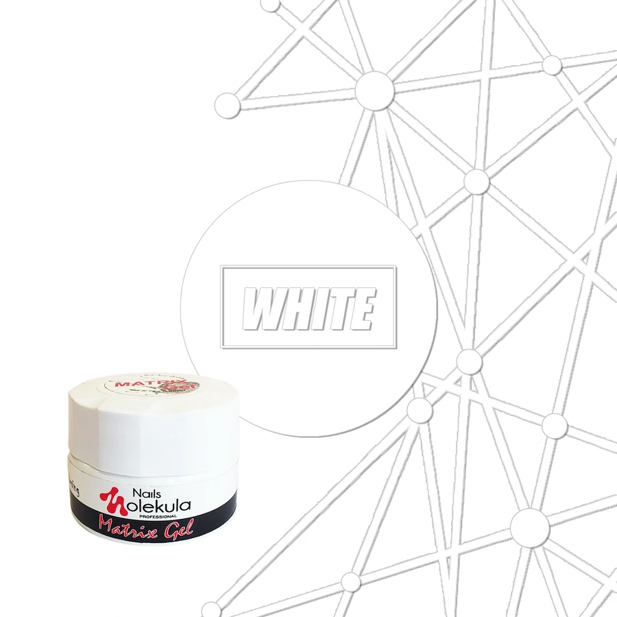 Гель-павутинка Molekula Matrix Gel White білий 5 мл