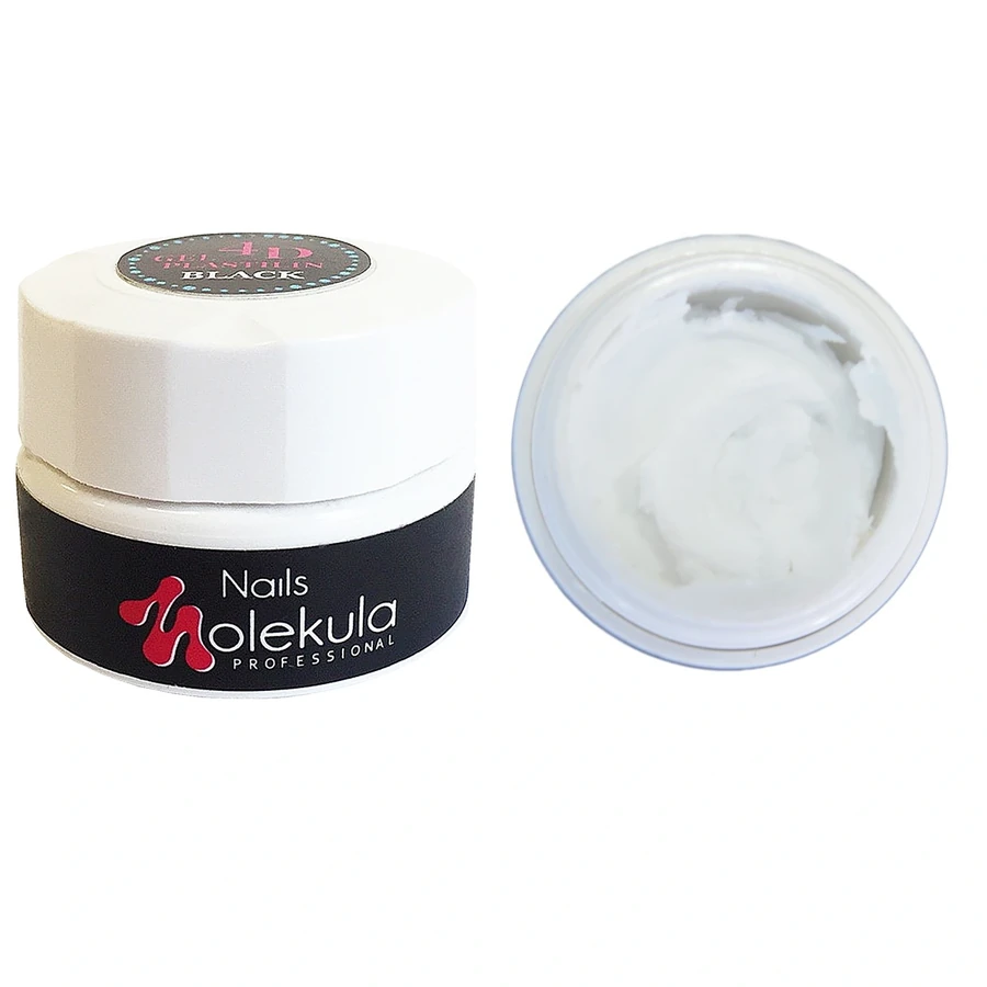 Гель-пластилін для дизайну нігтів Molekula 4D Gel Plastilin White 5 мл