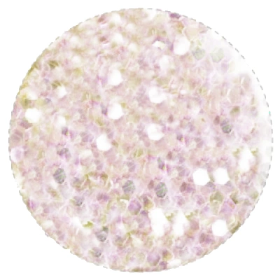 Паєтки для нігтів шестигранники Molekula Sequins for Nails (Holographic White) білий голографік