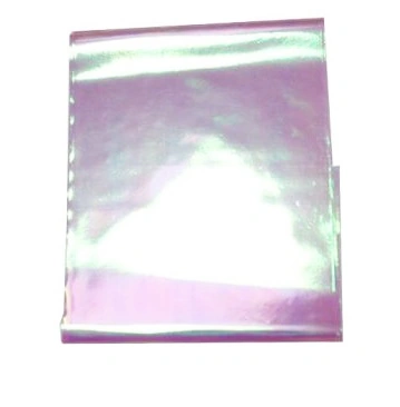 Фольга-слюда "бите скло" Molekula Foil Broken Glass №07 рожевий із зеленим переливом