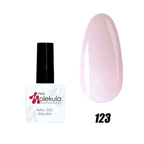 Гель-лак Molekula Gel Polish №123 Крило Ангела, з шиммером 11 мл