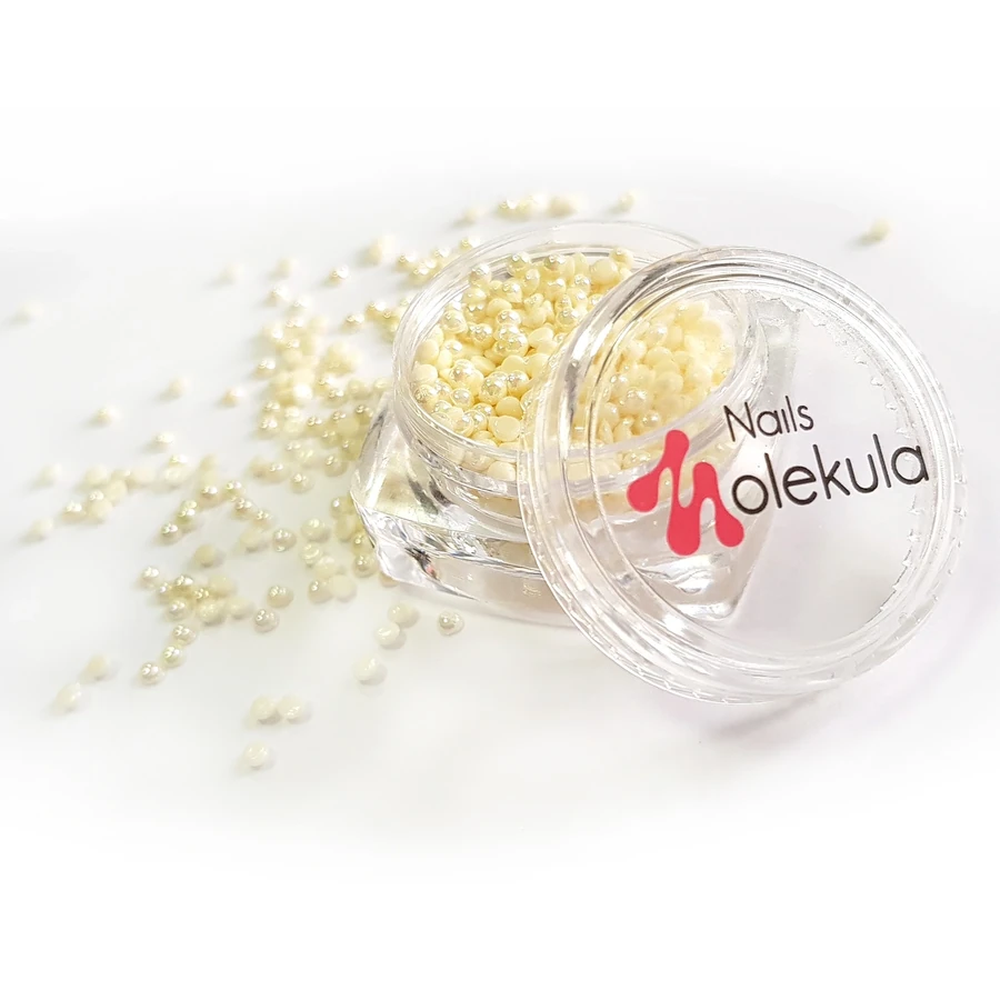 Перли для нігтів Molekula Pearls for Nails (Beige) бежевий