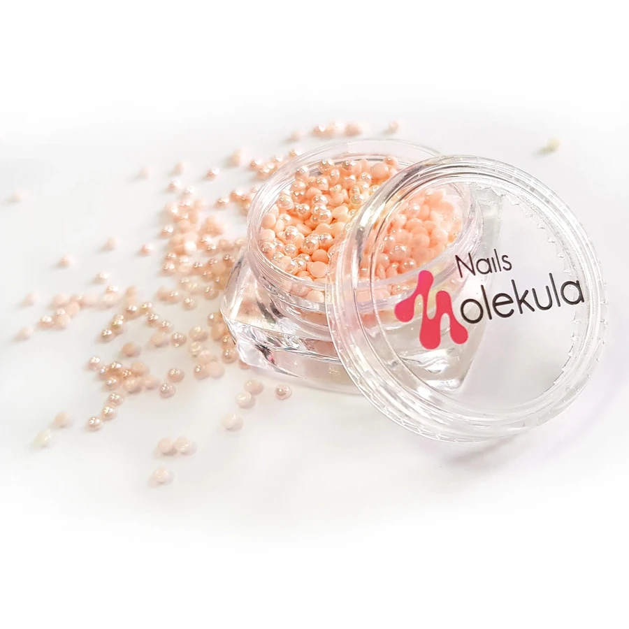 Перли для нігтів Molekula Pearls for Nails (Peach) персиковий