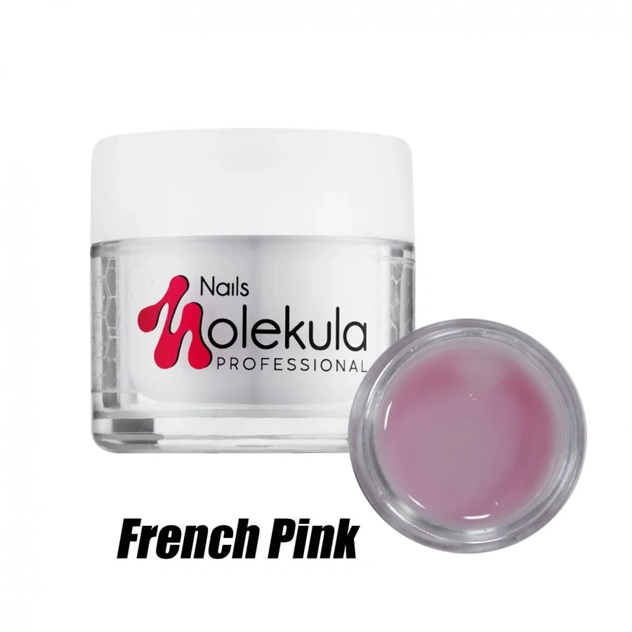 Камуфлюючий гель для моделювання нігтів Molekula Gel №06 French Pink ніжно-рожевий 100 мл