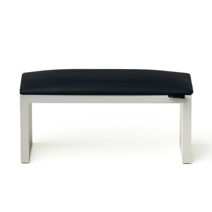 Підставка манікюрна чорна на білих ніжках Eco Stand Wood Black on White Legs