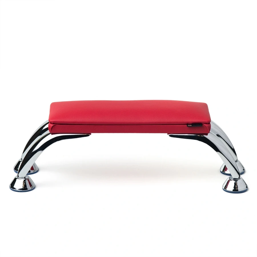 Eco Stand MINI Red on Chrome Legs