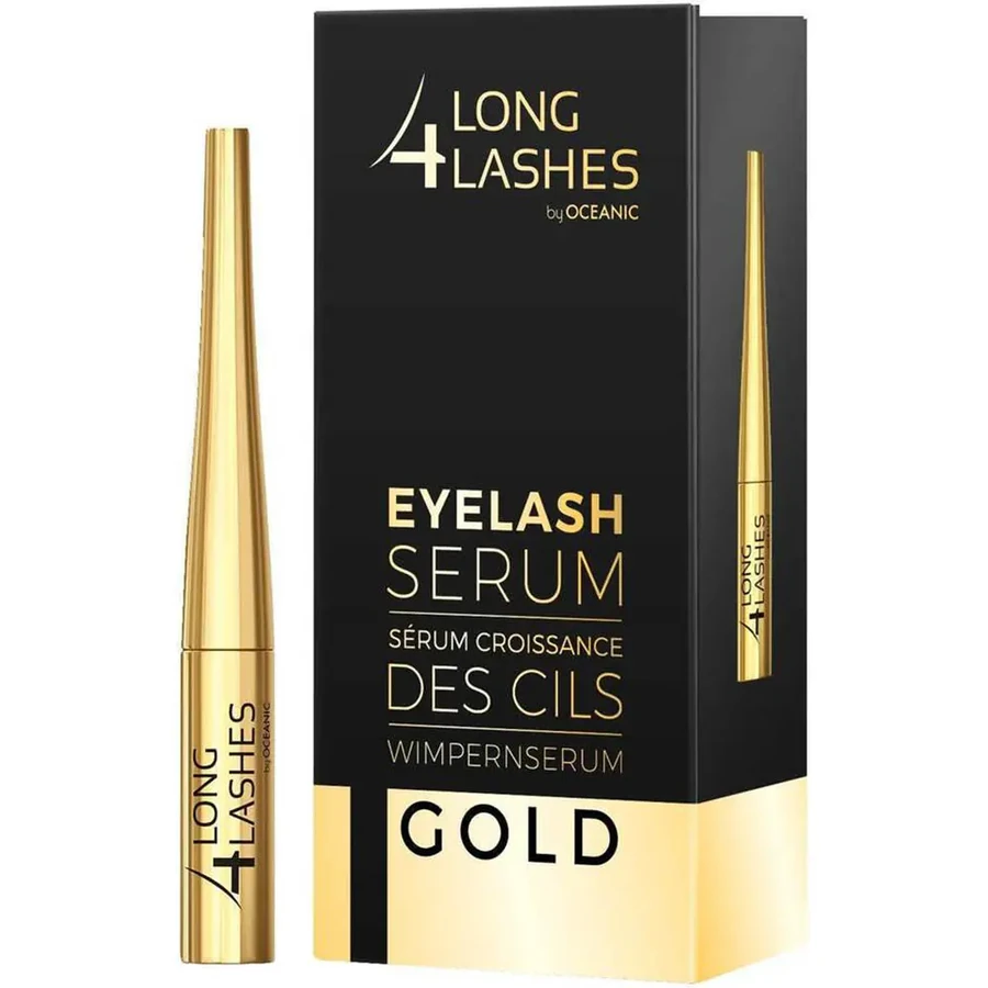 Сироватка для зростання вій Long4Lashes Serum for Eyelash Growth GOLD 4 мл