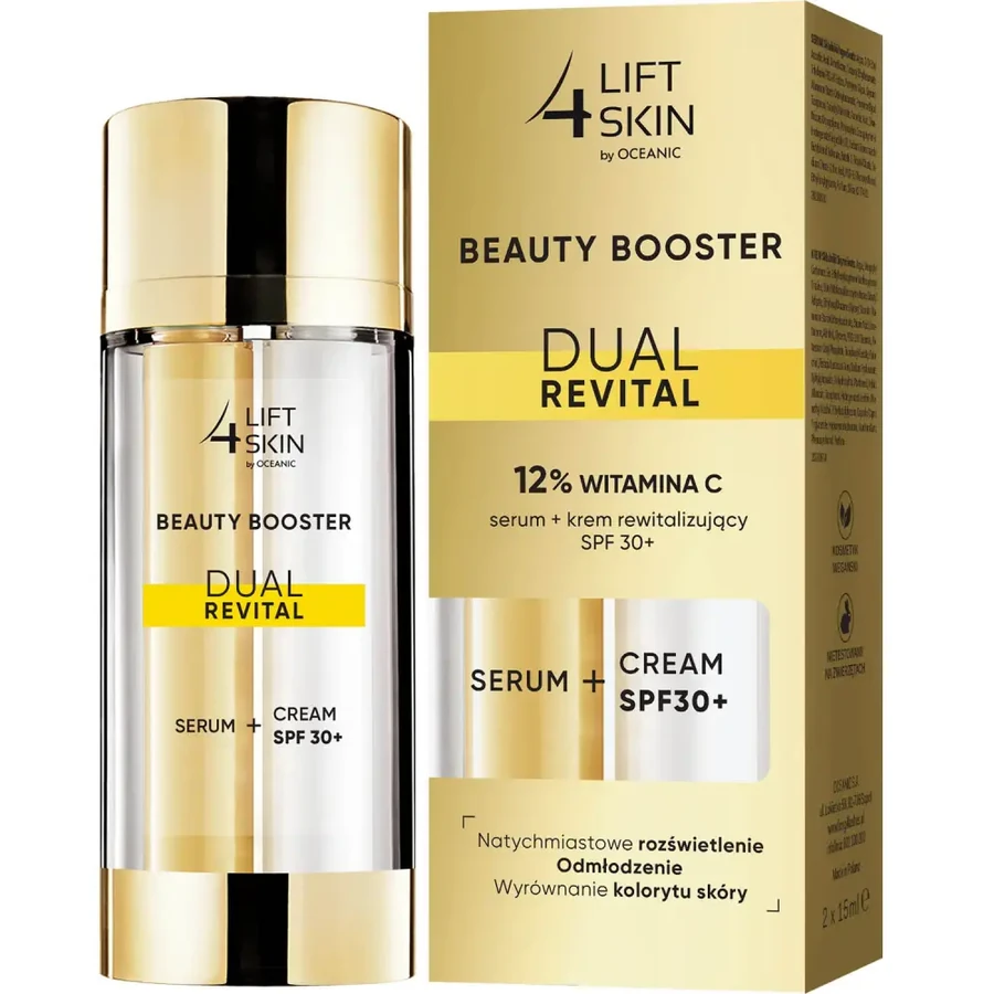 Сироватка + крем для обличчя Lift4Skin Dual Revital Serum + SPF30 Cream 2х15 мл