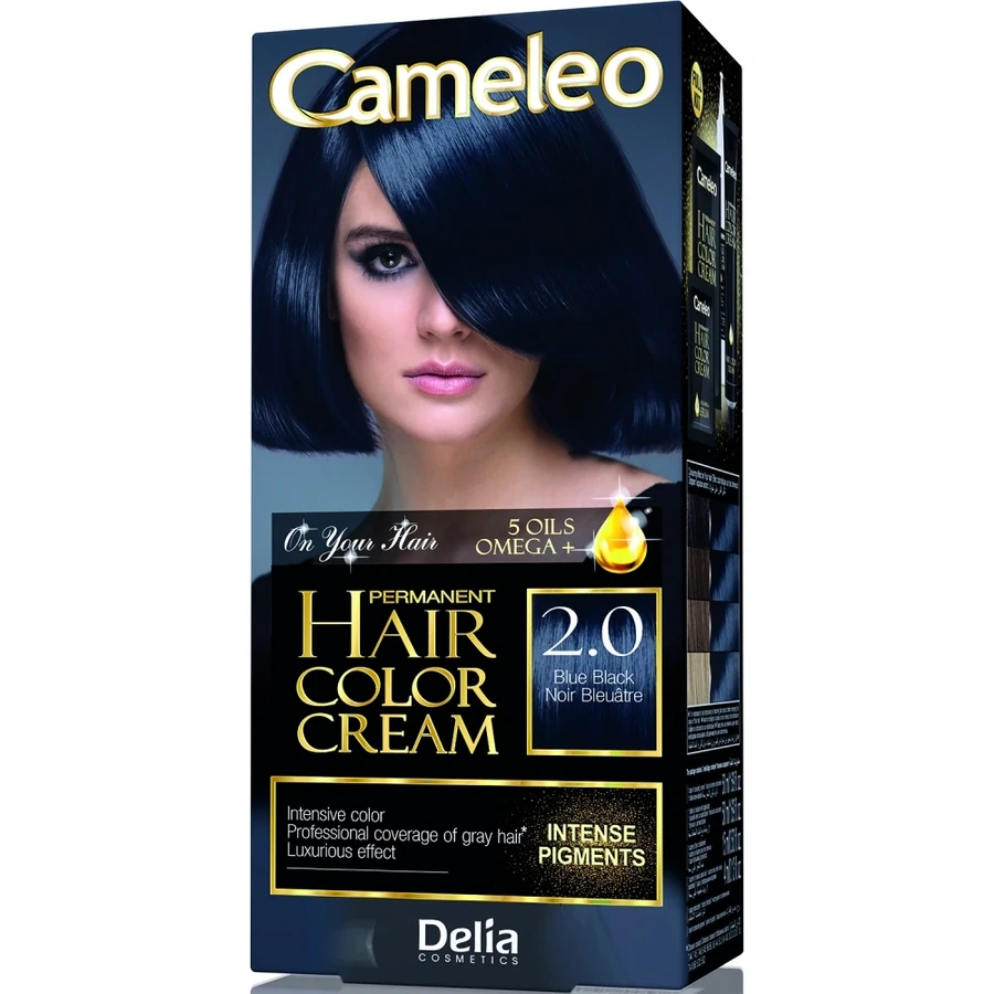 Фарба для волосся Delia Cameleo Hair Color Cream Blue-Black синьо-чорна 50 мл