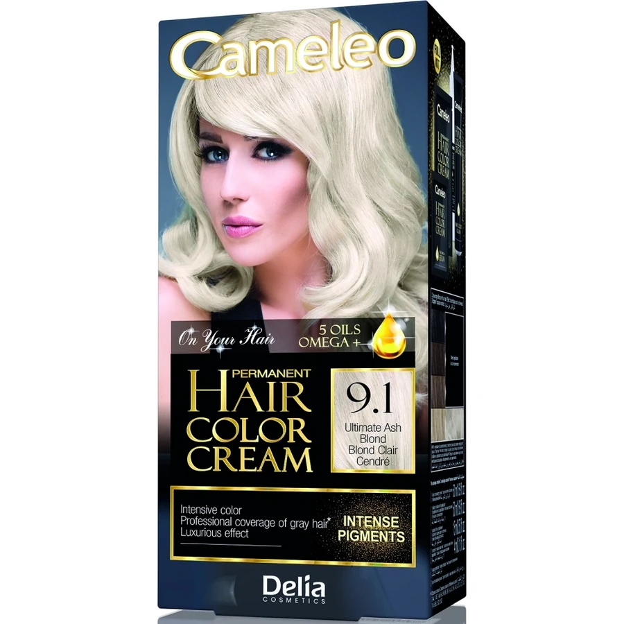 Фарба для волосся Delia Cameleo Hair Color Cream Ultimate Ash Blond ультра попелястий блондин 50 мл