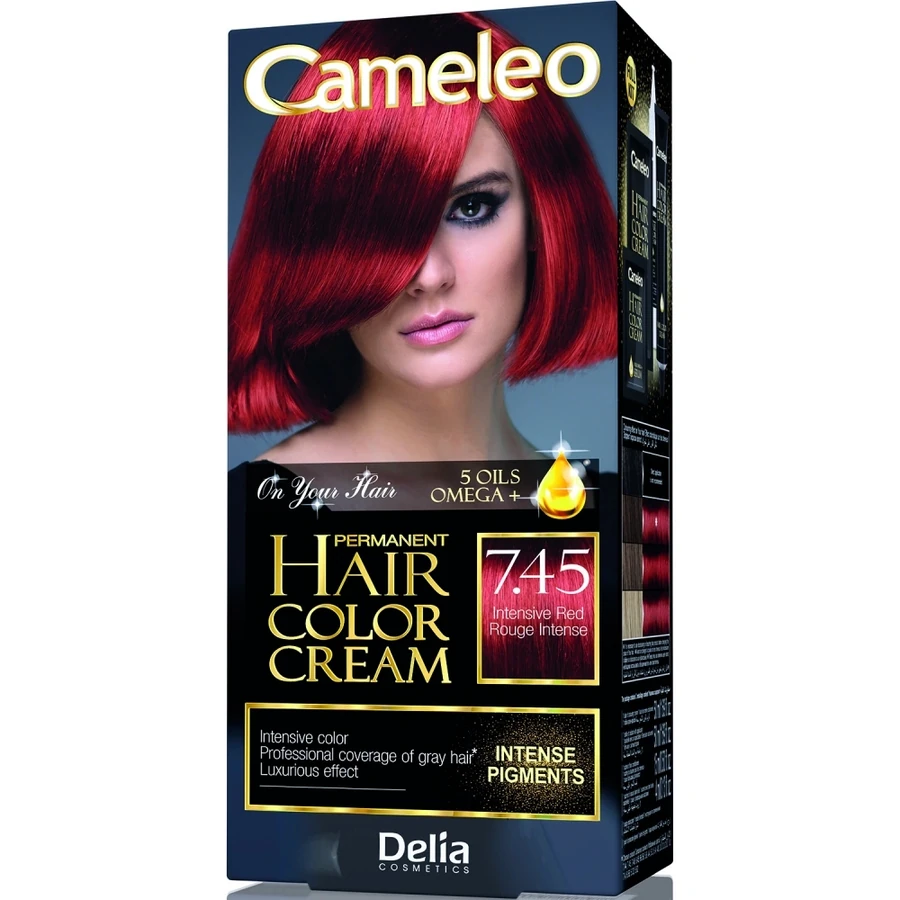 Фарба для волосся Delia Cameleo Hair Color Cream Intensive Red інтенсивний червоний 50 мл
