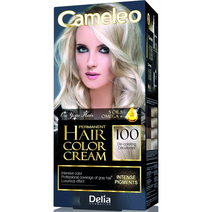 Фарба для волосся Delia Cameleo Hair Color Cream De-coloring про світильник 50 мл