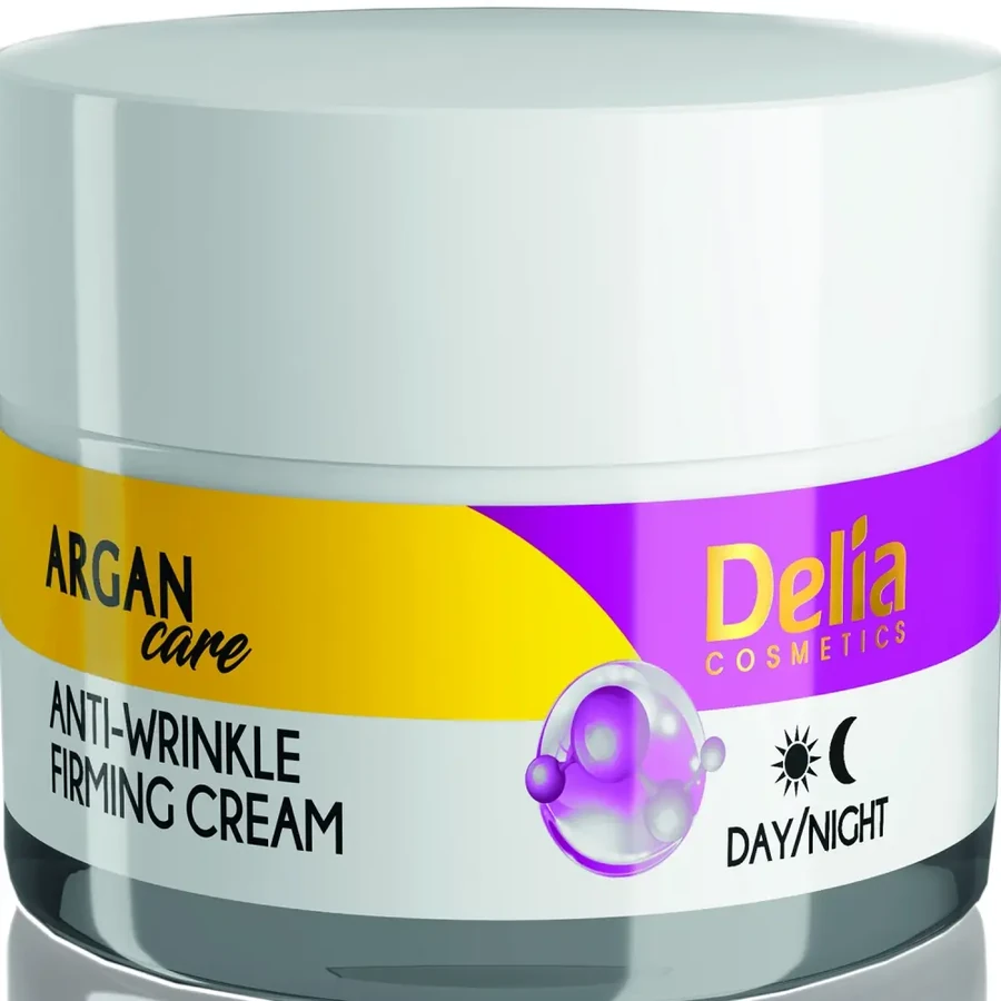 Крем для обличчя день/ніч з колагеном Delia Argan Care Anti-Wrinkle Firming Cream 50 мл