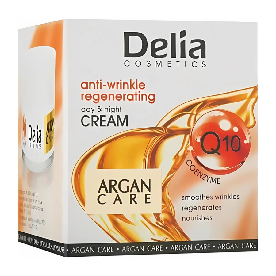 Delia Anti-Wrinkle Regenerating Cream Argan Care Q10 50 мл