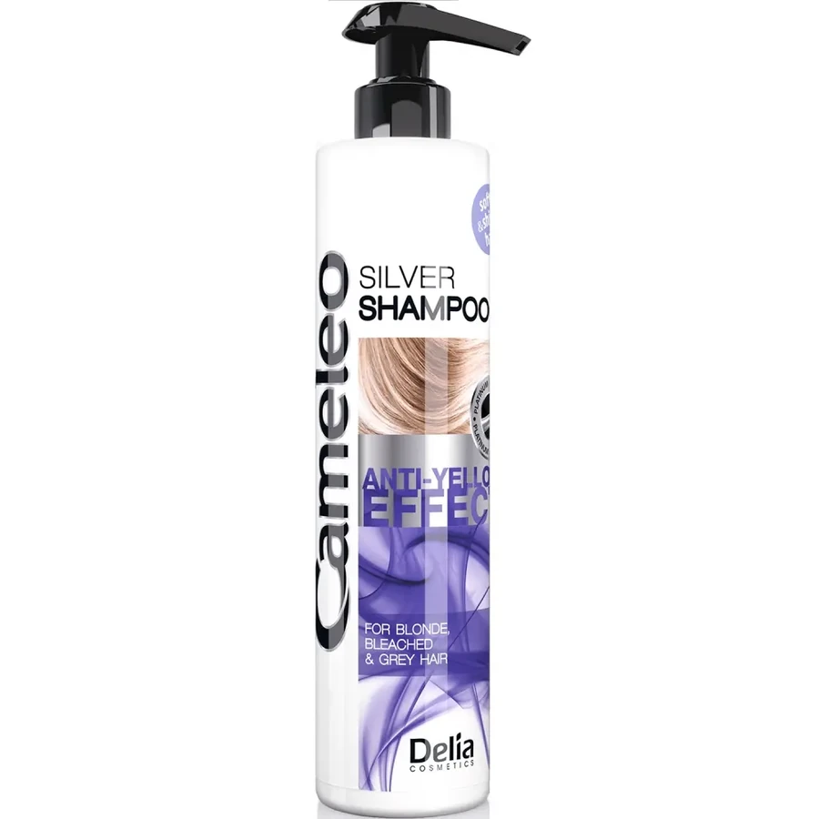 Шампунь для волосся Анти-жовтий ефект Delia Cameleo Silver Shampoo Anti-Yellow Effect 250 мл