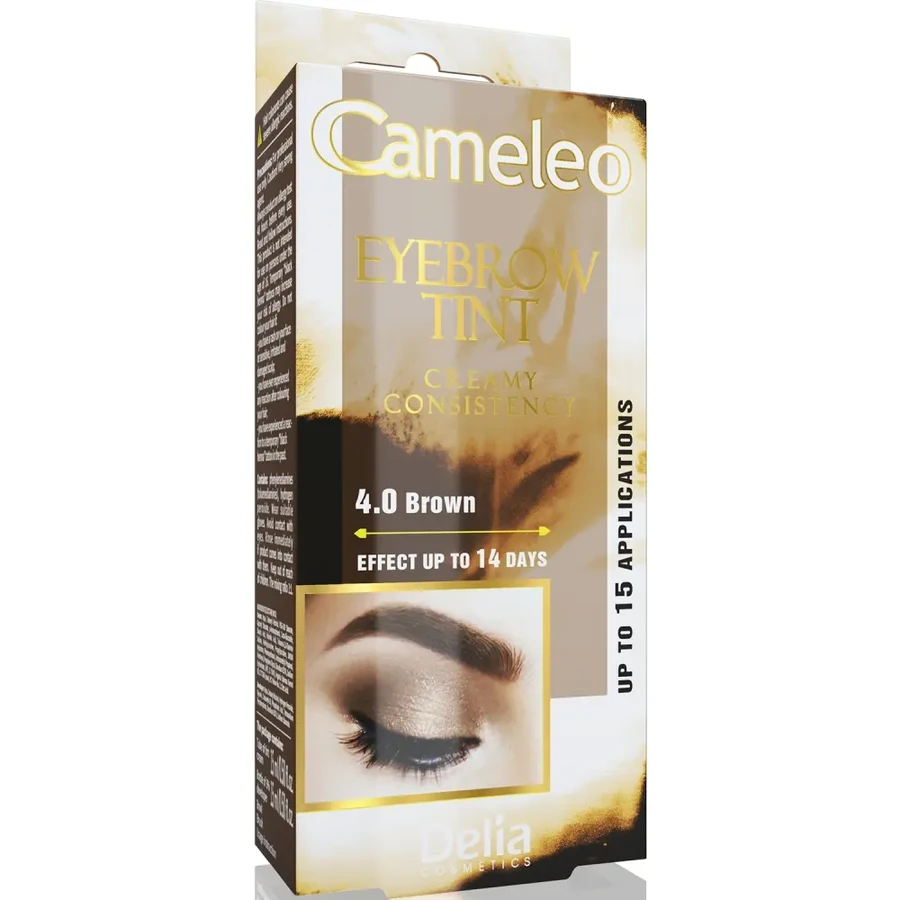 Крем-фарба для брів Delia Cameleo Eyebrow Expert Tint Brown коричневий 15 мл
