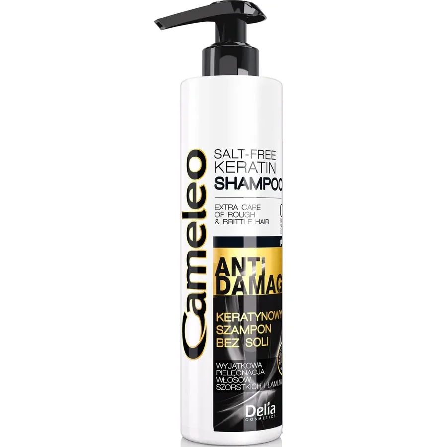 Кератиновий шампунь Реконструкція волосся Delia Cameleo Shampoo Anti Damage 250 мл