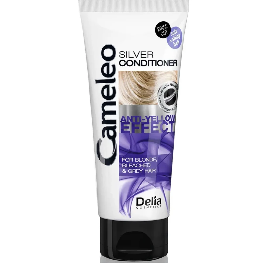 Кондиціонер для світлого волосся Анти-жовтий ефект Delia Cameleo Silver Conditioner Anti-Yellow Effect 200 мл