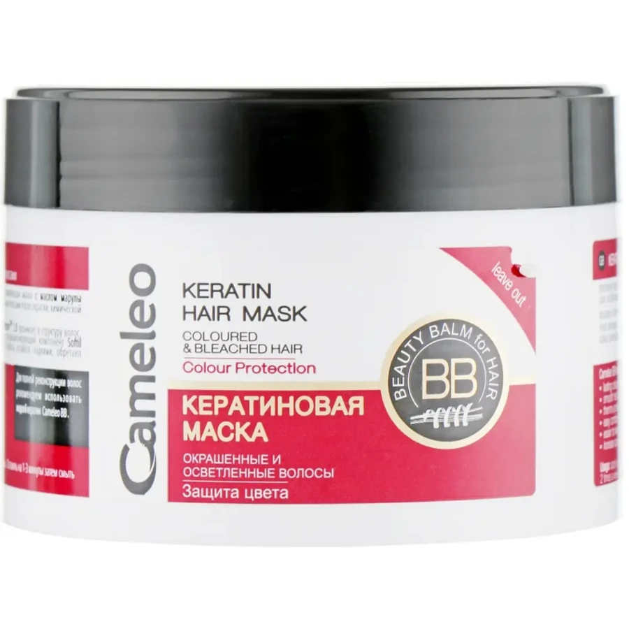 Кератинова маска Захист кольору Delia Cameleo Keratin Mask Color Care 500 мл