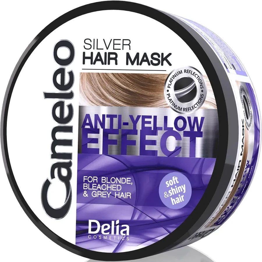 Маска для волосся Анти-жовтий ефект Delia Cameleo Silver Mask Anti-Yellow Effect 200 мл