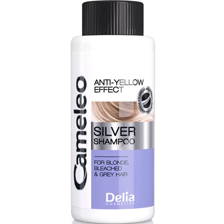 Шампунь для волосся Анти-жовтий ефект Delia Cameleo Silver Shampoo Anti-Yellow Effect 50 мл