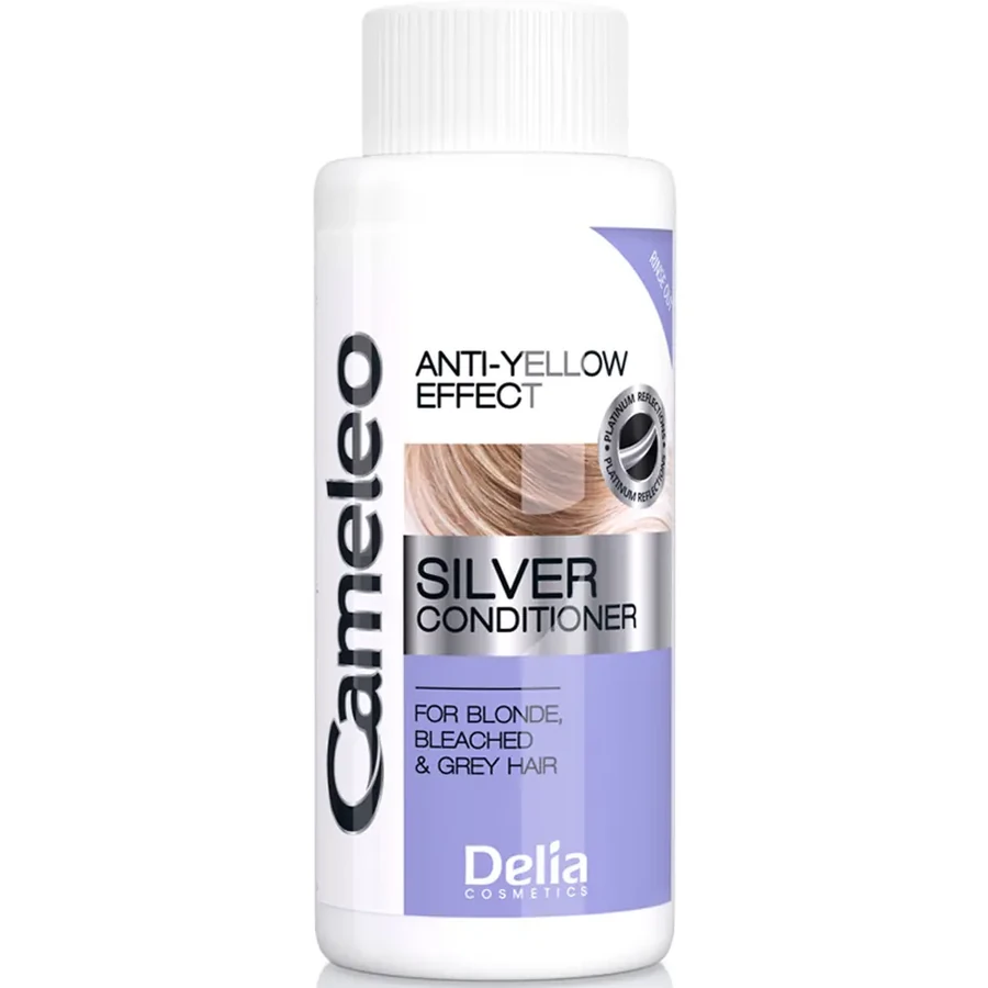 Кондиціонер для світлого волосся Delia Cameleo Silver Conditioner Anti-Yellow Effect нейтралізатор жовтизни 50 мл