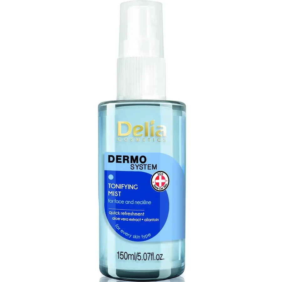 Тонізуючий спрей для обличчя, шиї та декольте Delia Dermo System Tonifying Mist for Face and Neckline 150 мл